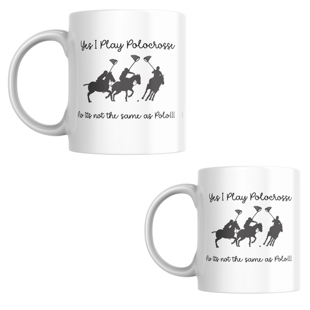 'Yes I Play Polocrosse' Mug