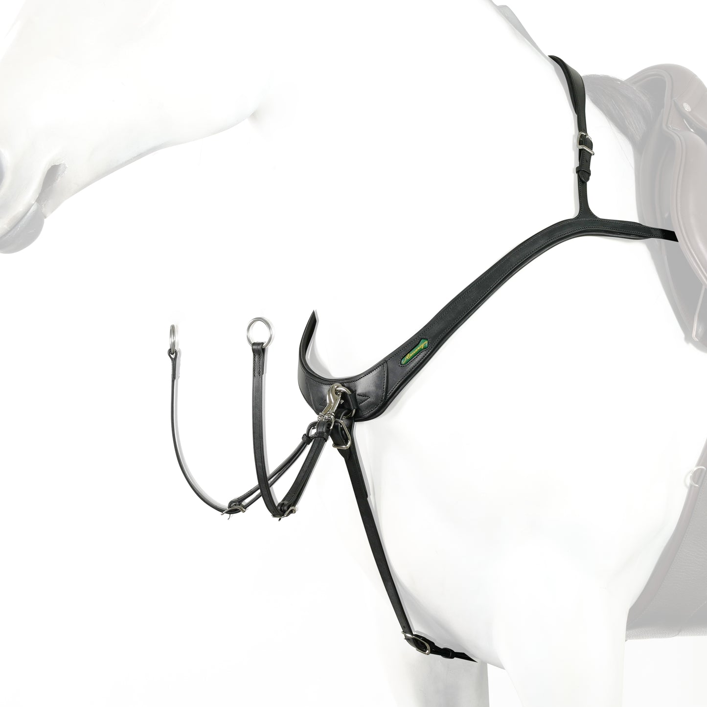 AMERIGO ANATOMICAL BP with REMOVABLE CENTRAL UNIT- Black- Co