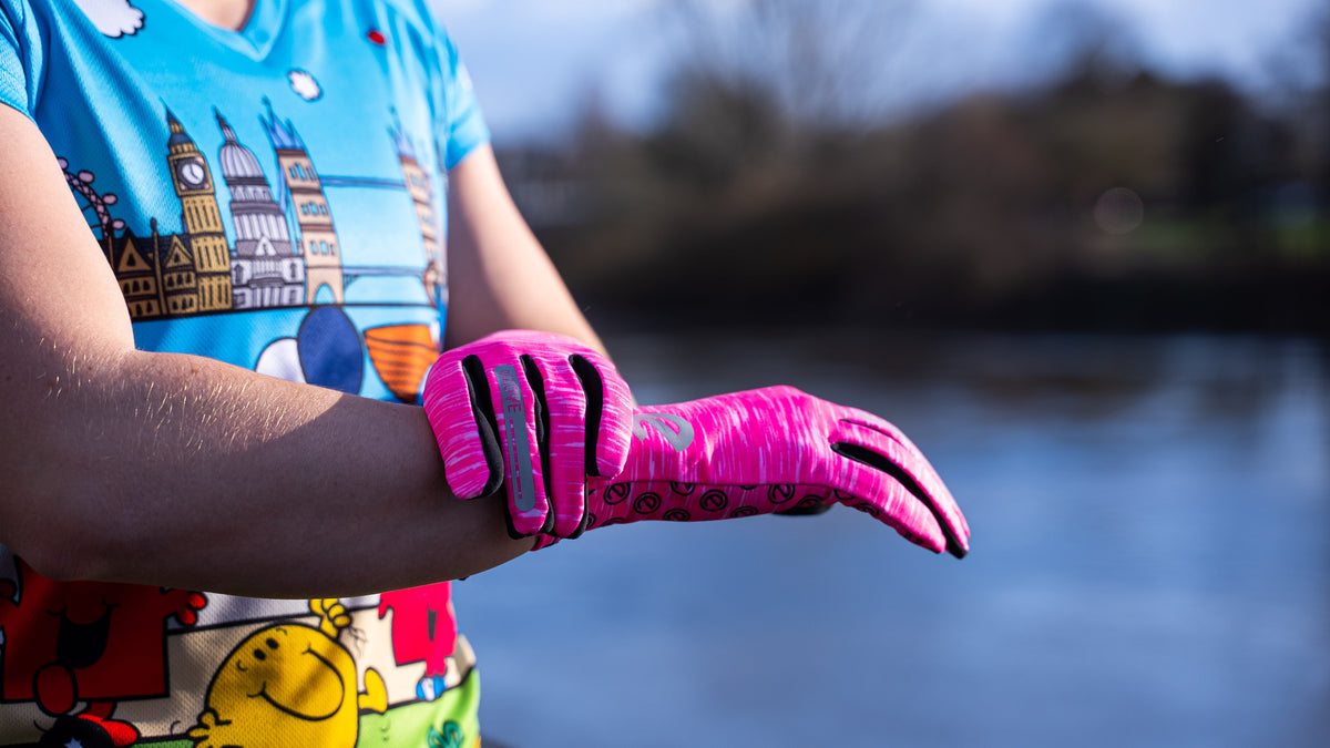 eGLOVE Run Gloves – Pink | Touchscreen Running Gloves