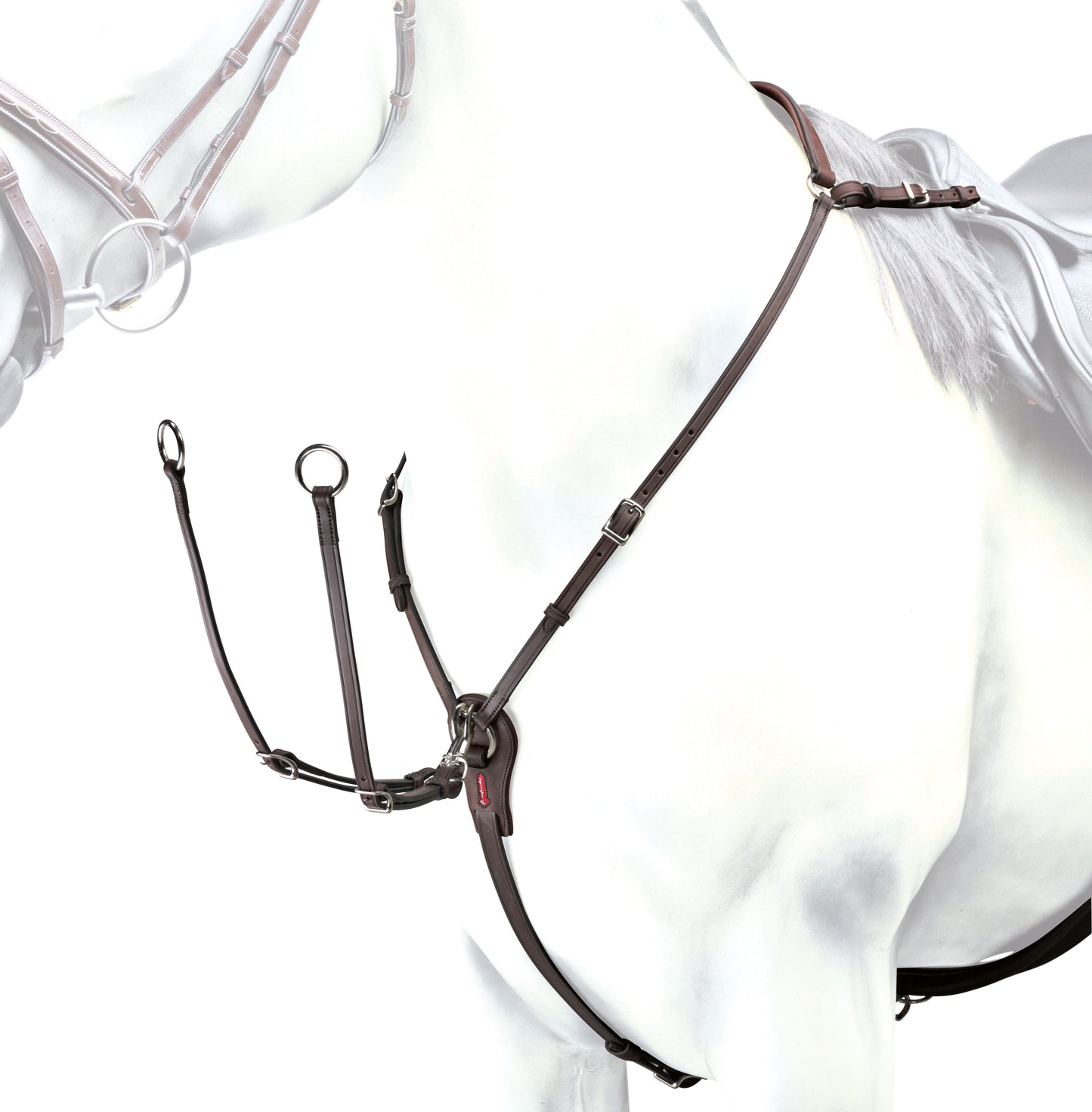 HUNTING B.PLATE BRASS FITTINGS - Red/Brown - Cob
