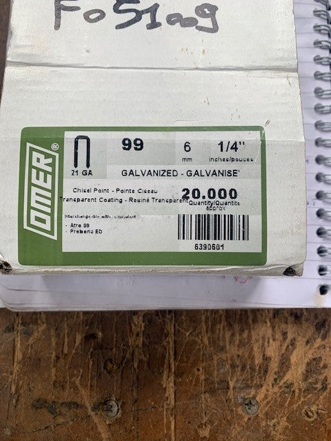 EQUIPE STAPLES FOR SADDLE REPAIR