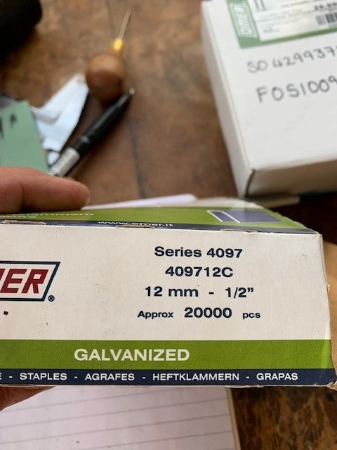 Staples for Tree repairs 4097 12 1/2` 12`