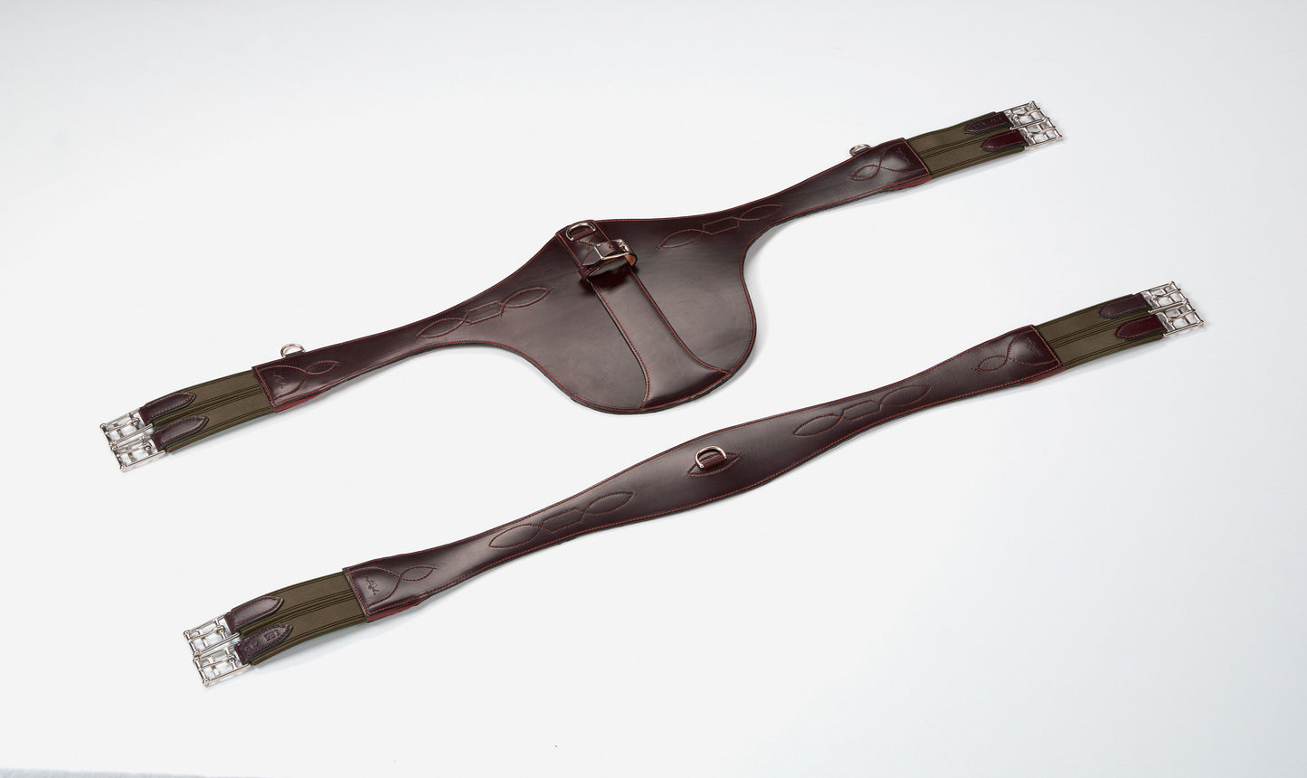 EQUIPE STUD PROTECTOR GIRTH VELCRO - Brown - 140