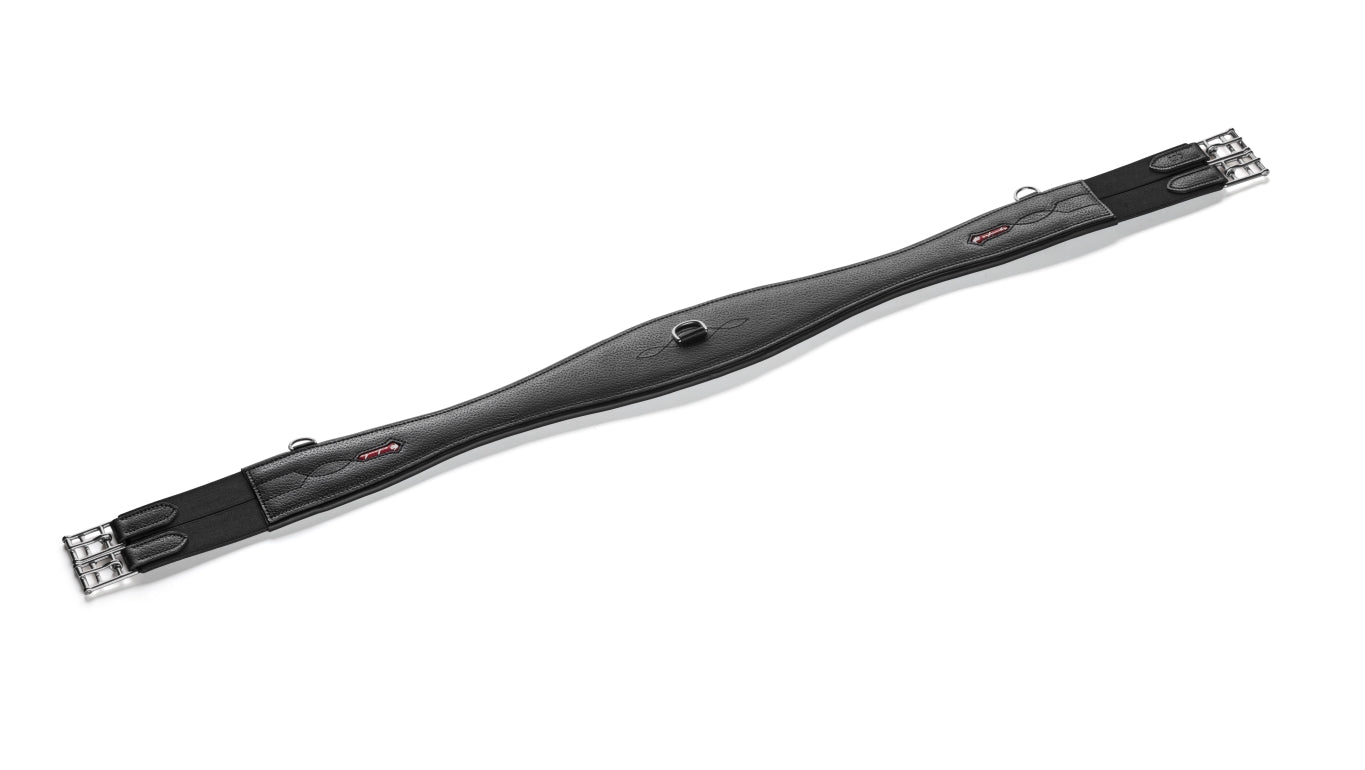 DOUBLE ELASTIC SPECIAL GIRTH- Black- 130