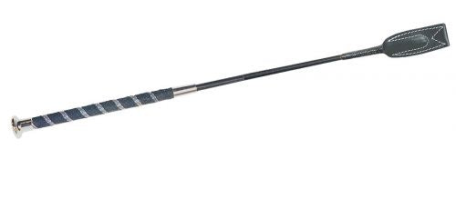 Bat - Nylon Weave - Soft Grip - Nikel Cap - Black 60cm