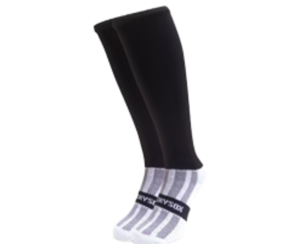 Plain Black Knee Length Socks