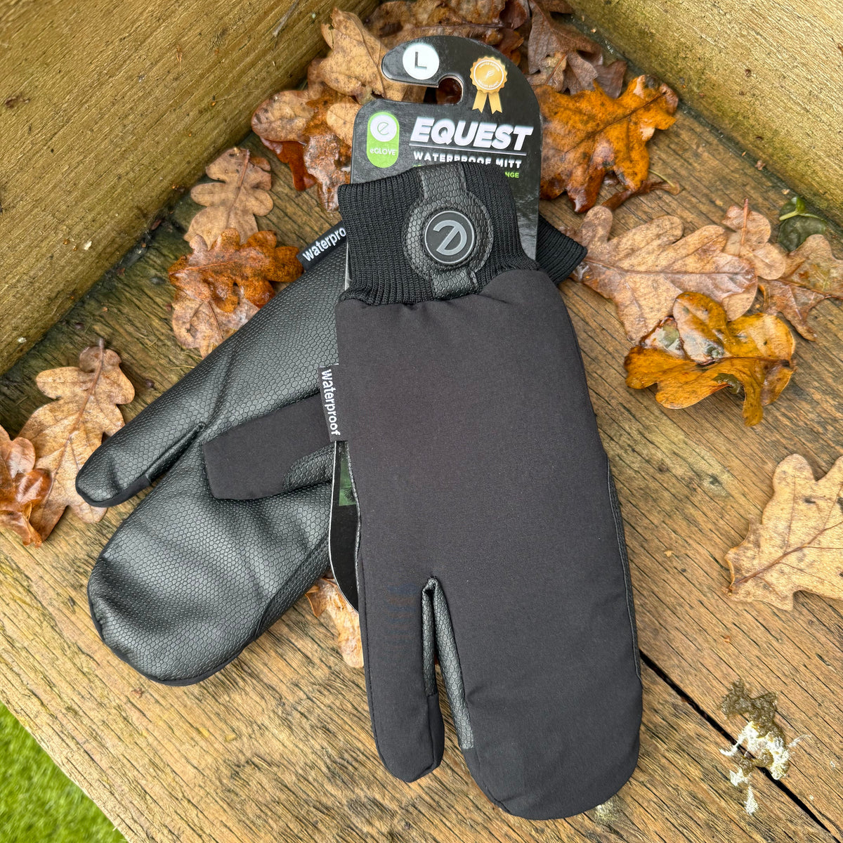 eQUEST Waterproof Mitt – Black | Maximum Coverage for Wet & Cold Days