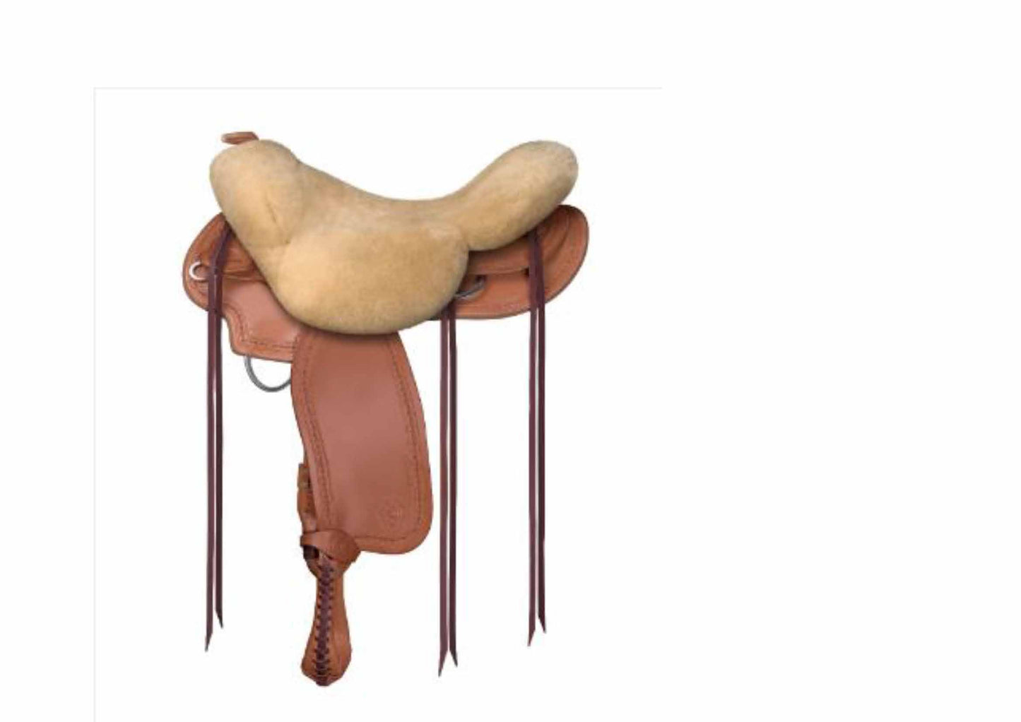 WESTERN SEAT SAVER WITH CUTOUT- 46 Honey