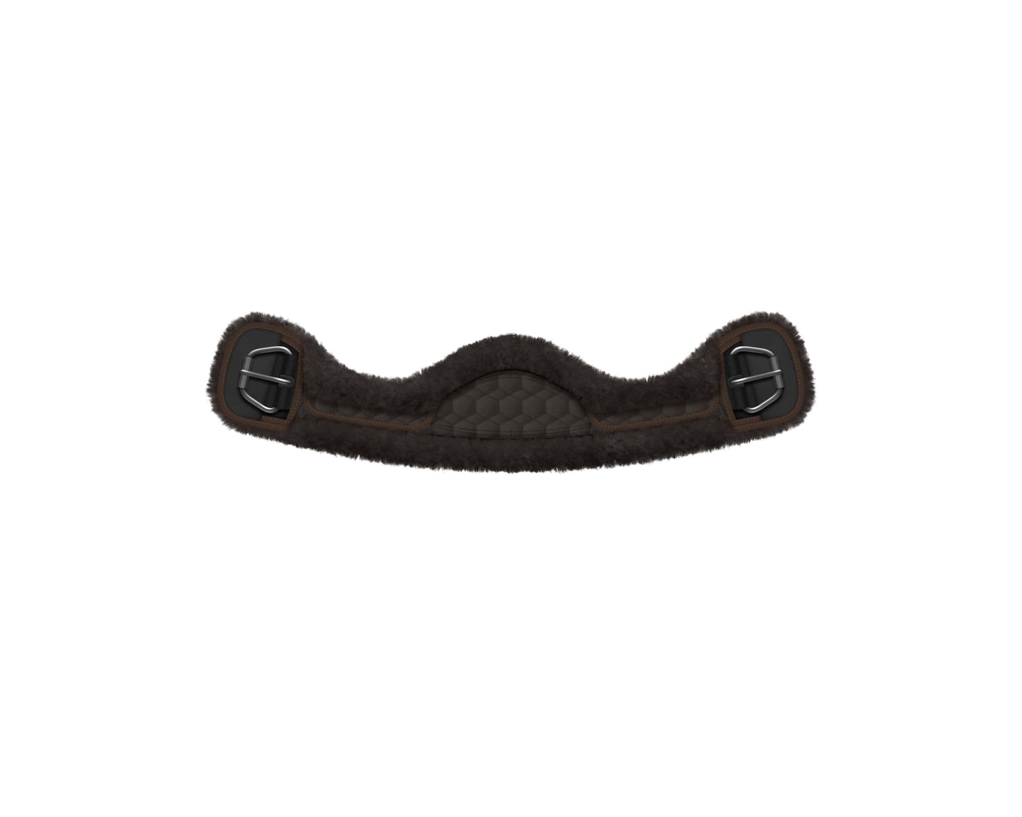WESTERN CRESCENT GIRTH COMPLETE 110CM- 02 (Black)- 64 Ocre