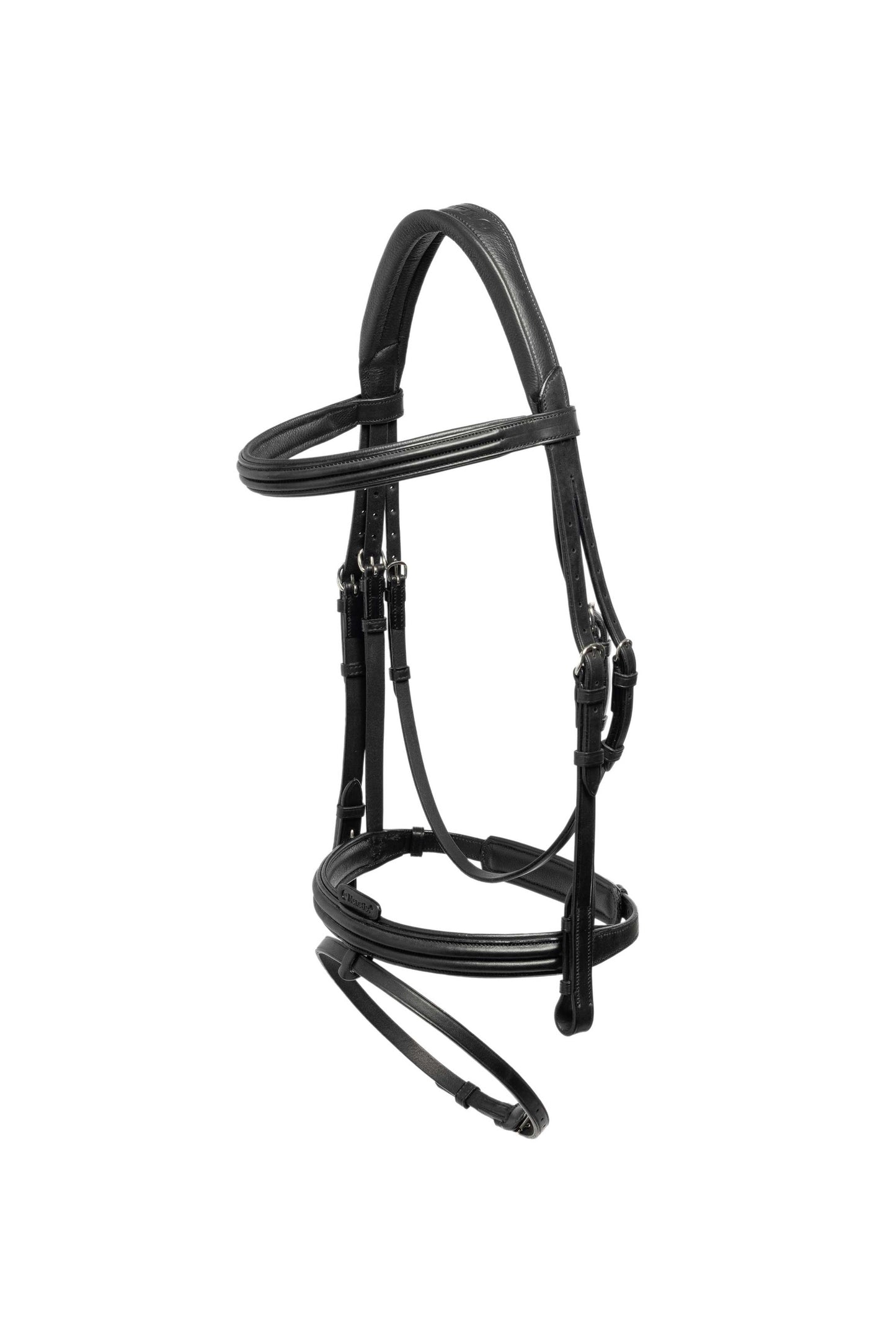 Menetics Dressage Snaffle no reins- Brown- Cob