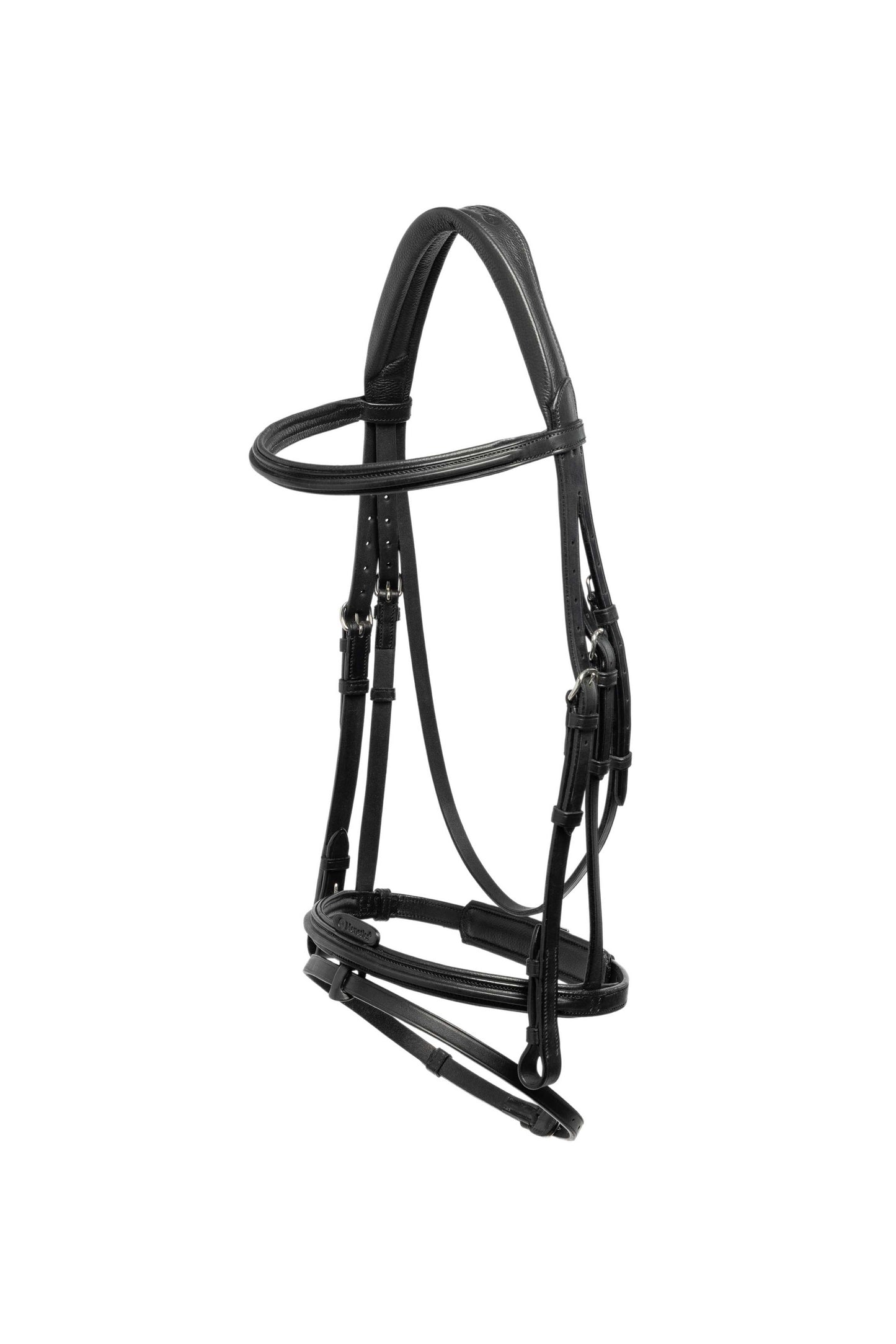 Menetics Flash bridle no reins- Red Brown- Full