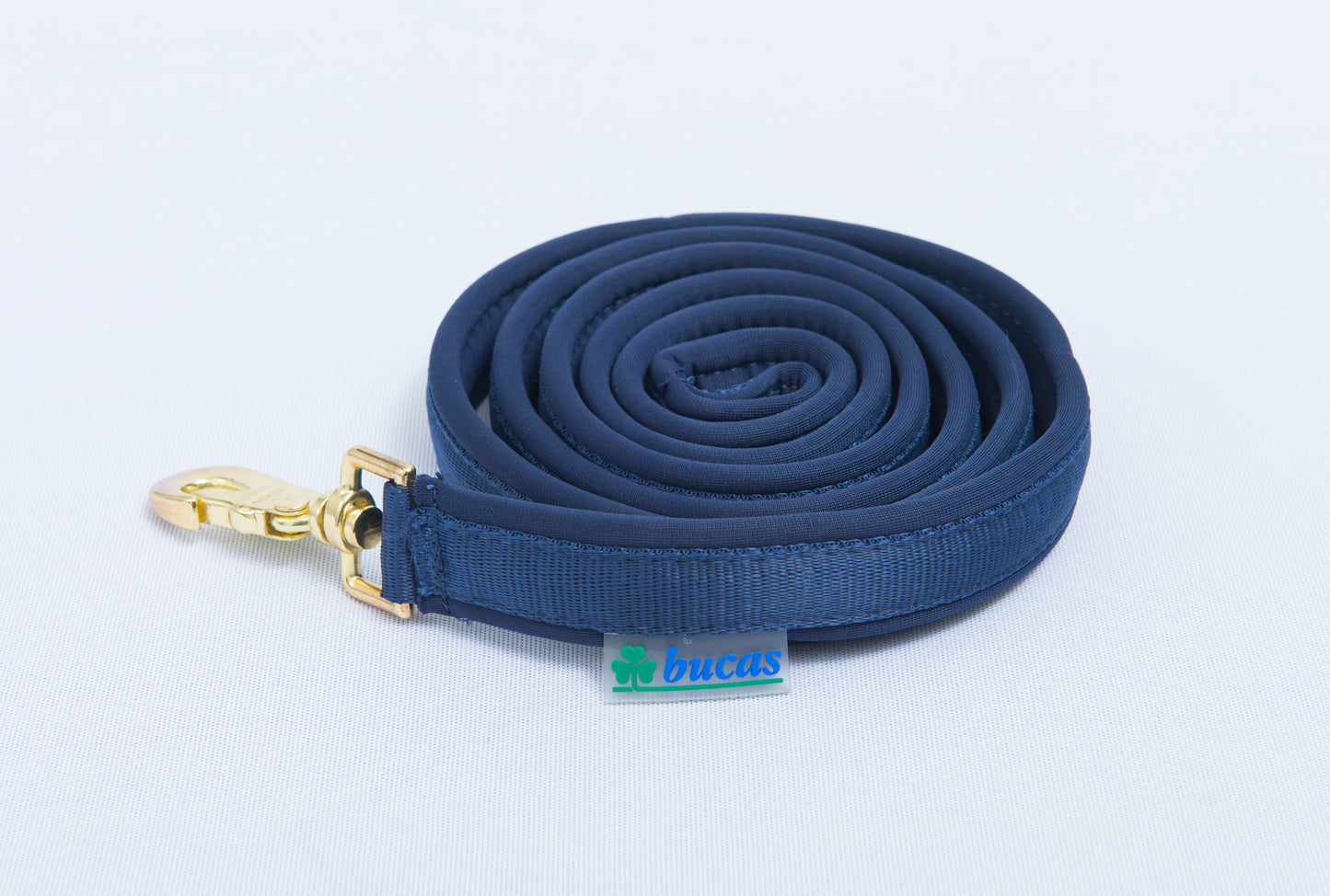 DUBLIN PADDED LEAD ROPE - Black/Silver 64