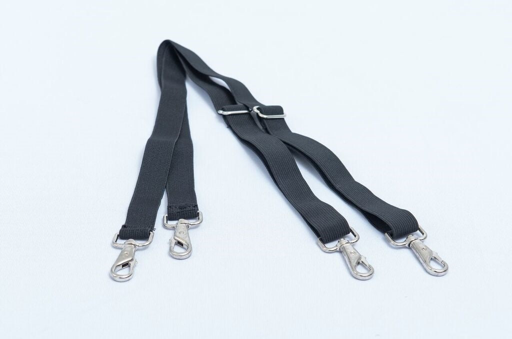 DELUXE LEG STRAPS SWIVEL HOOKS- Black-04