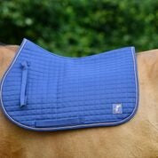 BUCAS THERAPY SADDLE PAD JUMP- Navy/Orange-51