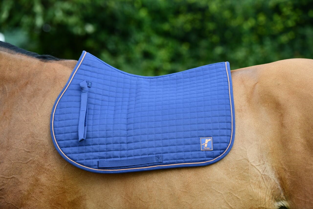 BUCAS THERAPY SADDLE PAD DRESSAGE- White-05