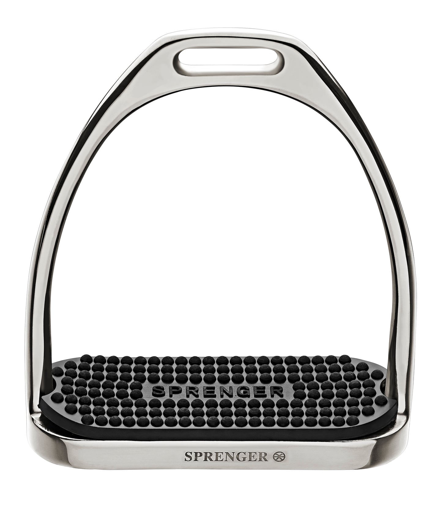 FILLIS STIRRUPS - ST.ST. WITH BLACK PAD 4.1/4"