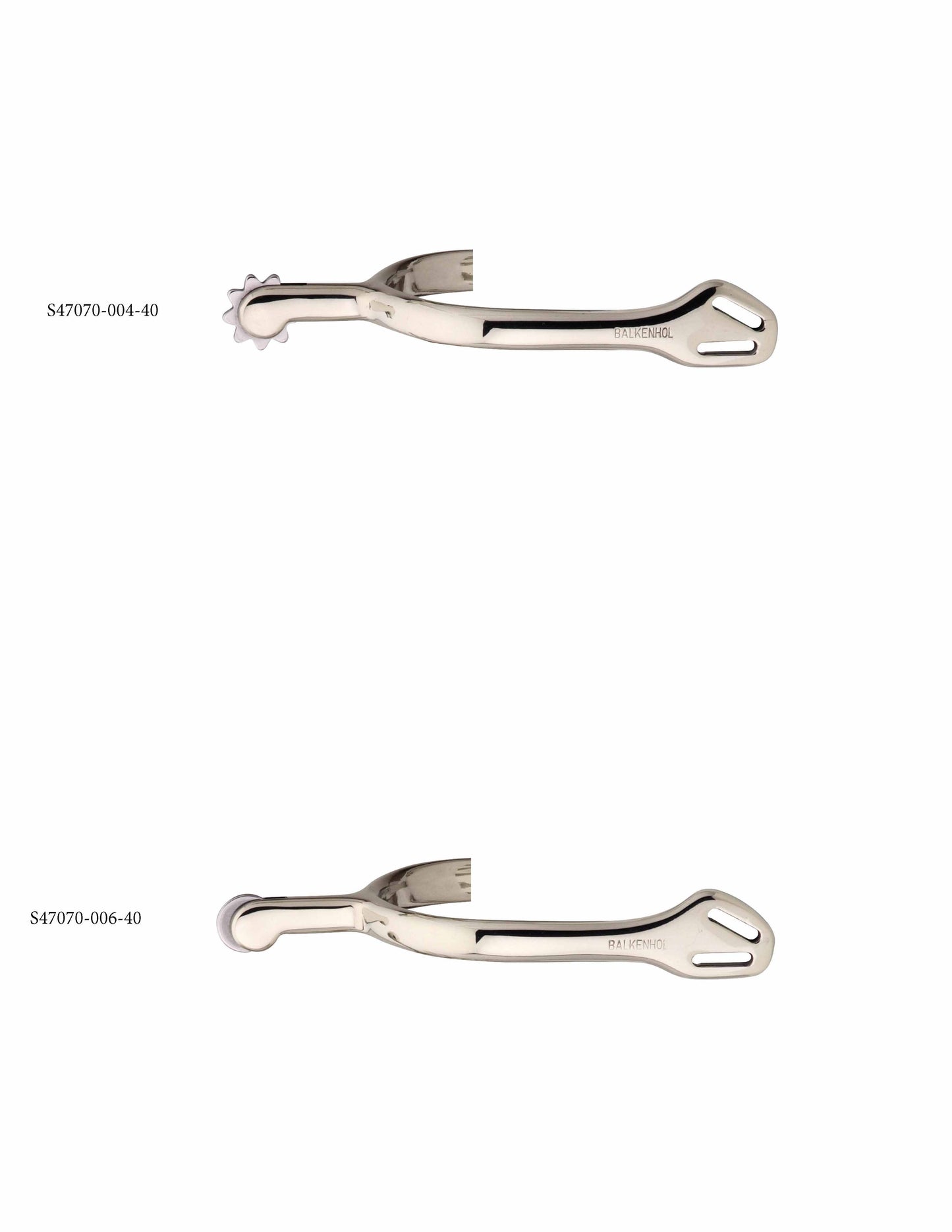 MENS BALKENHOL SPURS- Germ Silver- Rowel #6