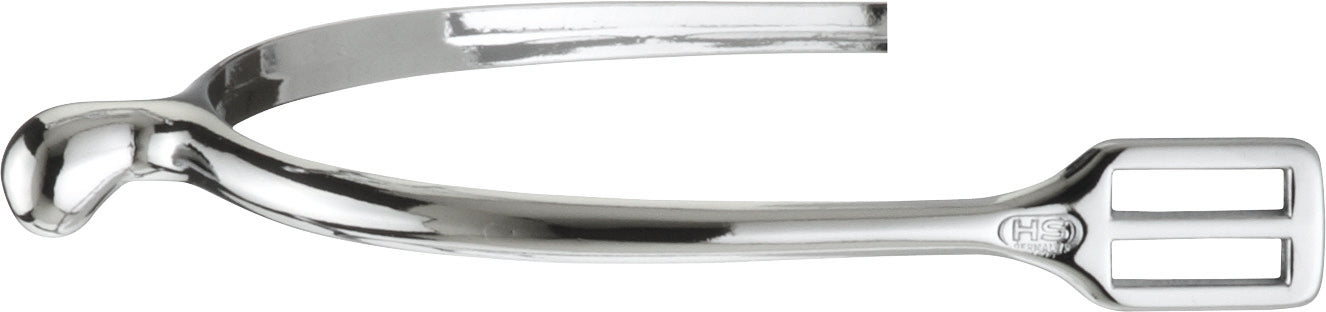 CHILDRENS BLUNT SPURS 800- PERLON STRAP - 44- Chrome polishe
