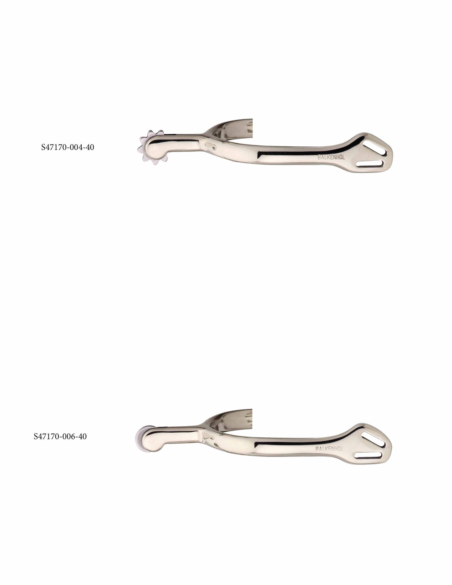 LADIES BALKENHOL SPURS- Germ Silver- Rowel #4