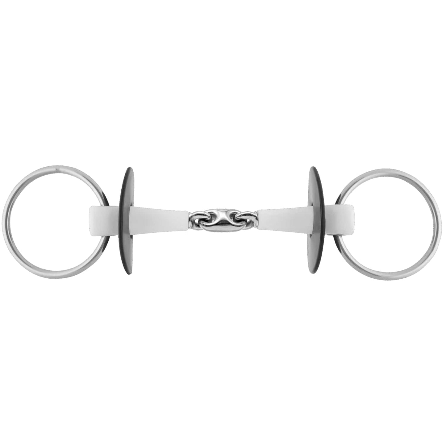 NATHE CONTROL LOOSE RING SNAFFLE BIT 18MM W. 70MM ST.ST.RG.-