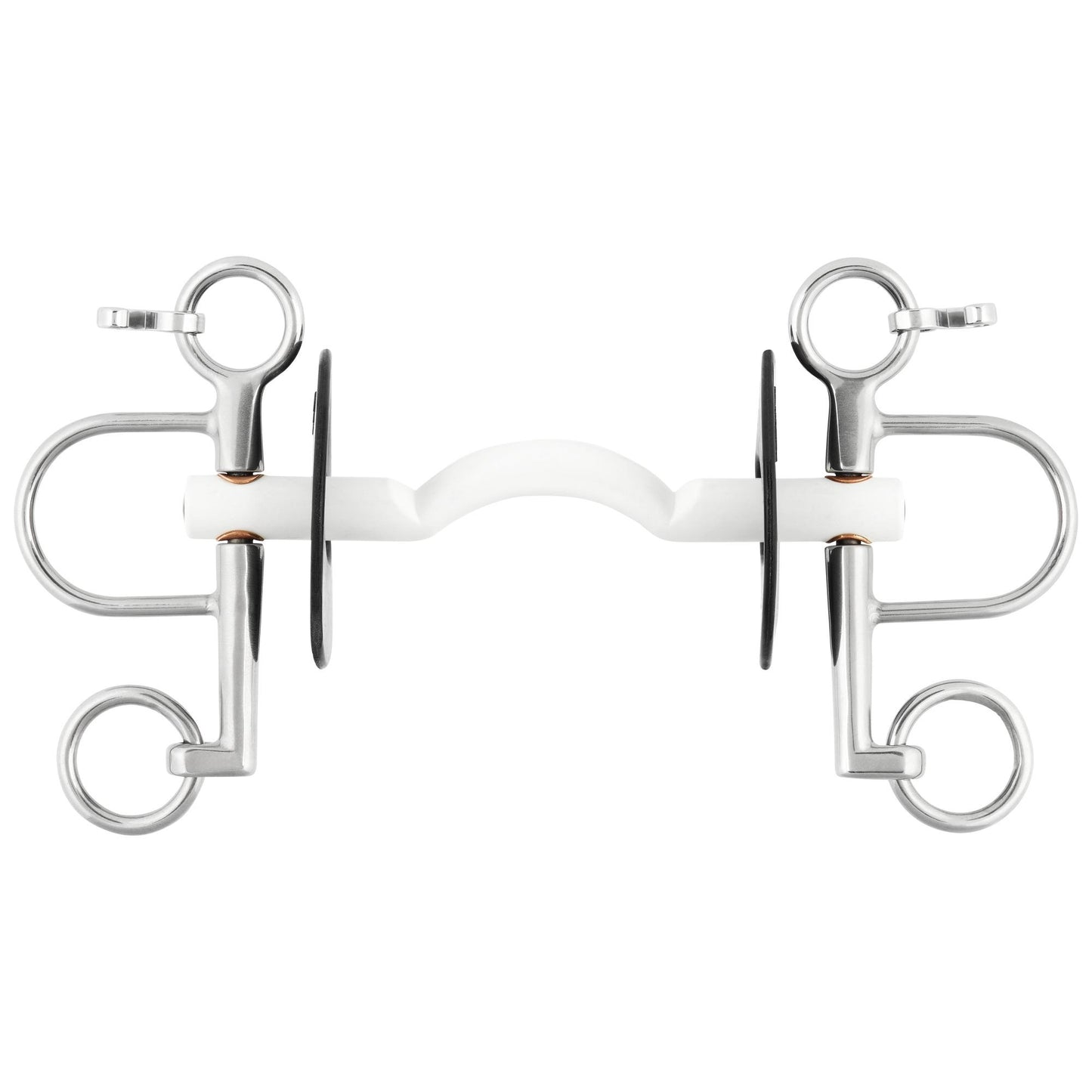 NATHE PELHAM HARD M.MOUTH 15MM W.PORT CHEEKS 55CM- Thermopla