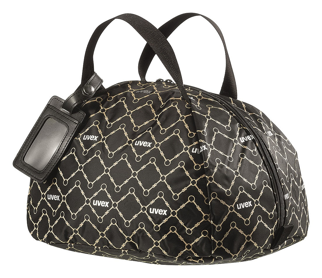 HELMET BAG - BLACK/BROWN