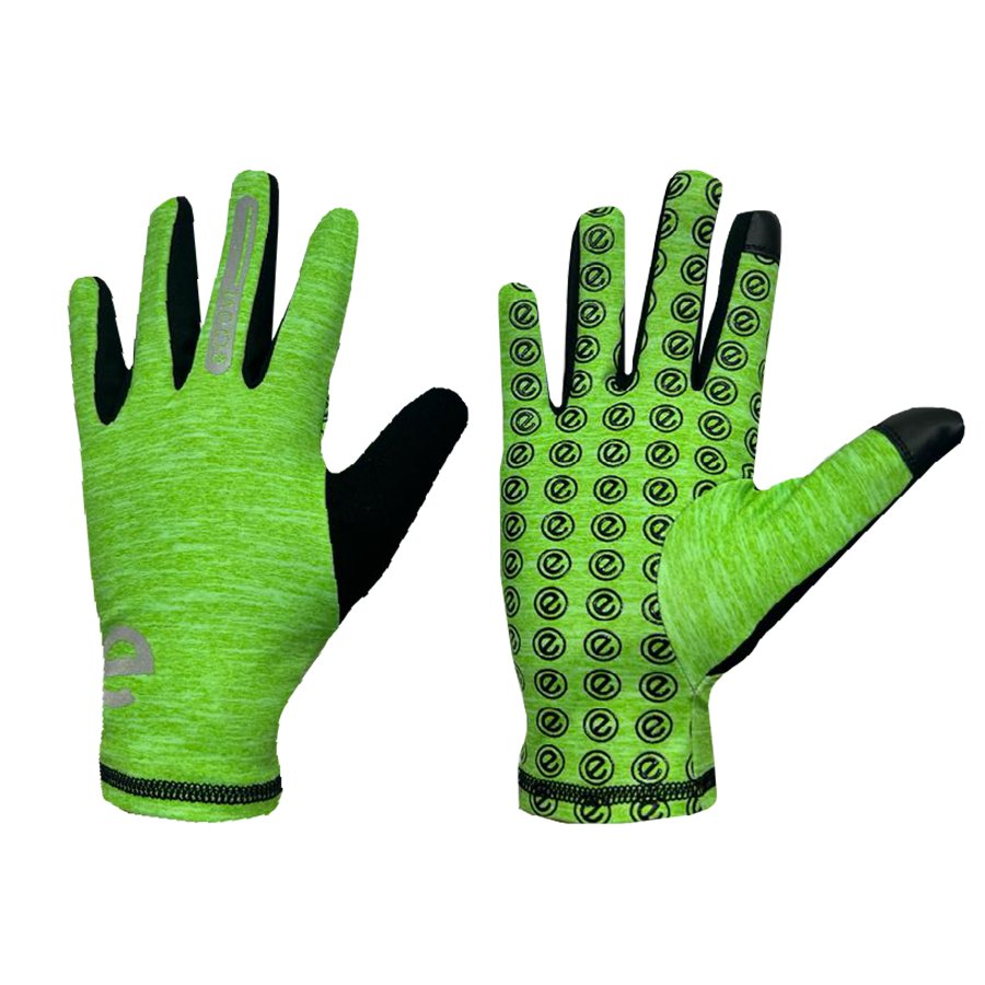 eGLOVE Run Gloves – Green | Touchscreen Running Gloves