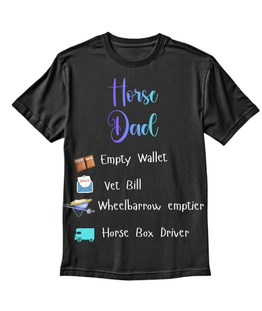 Horse Dad -Empty Wallet Horse box driver