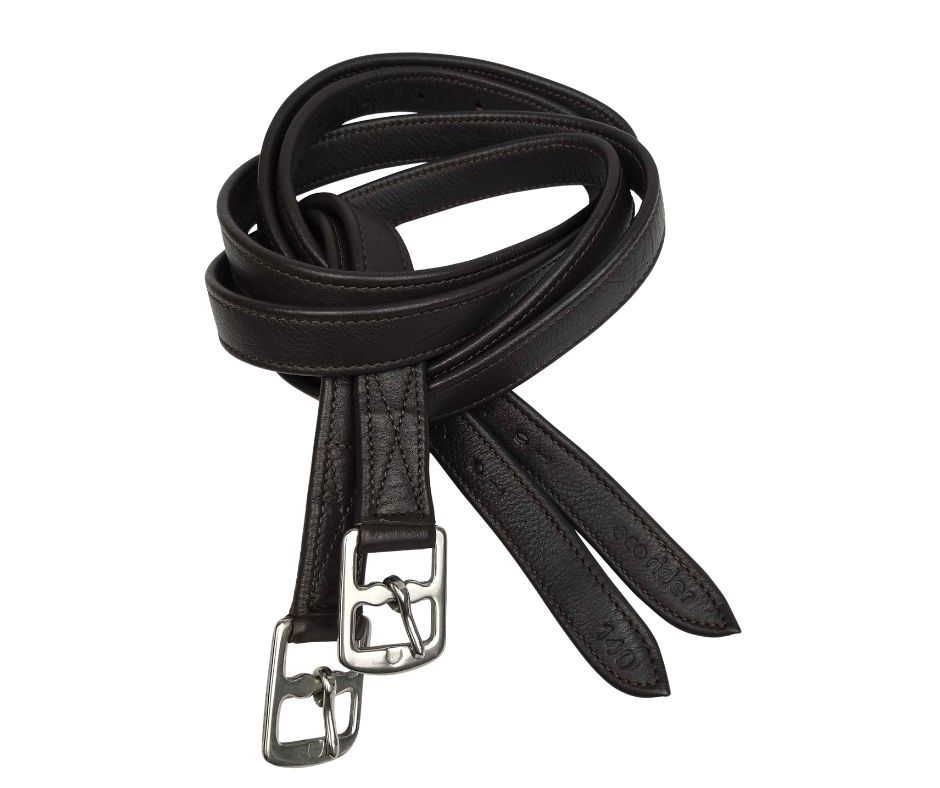 Ecosoft anti stretch stirrup leathers
