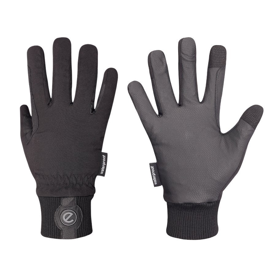 eQUEST Waterproof Riding & Yard Gloves – Black | Warm, Grippy & Touchscreen