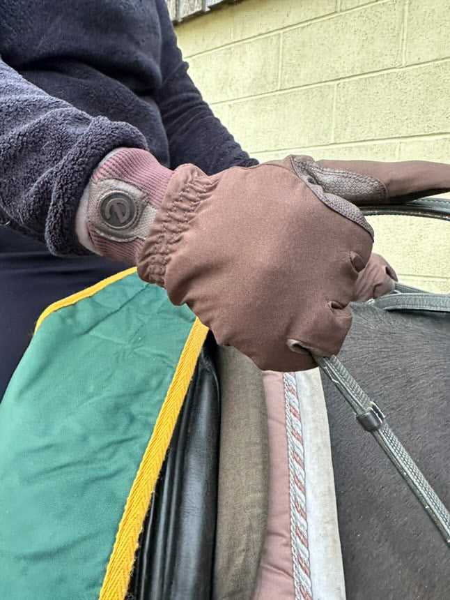 eQUEST Waterproof Riding & Yard Gloves – Brown | Warm, Grippy & Touchscreen