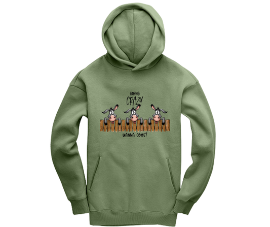 Going Crazy Wanna Come? Oversized Hoodie