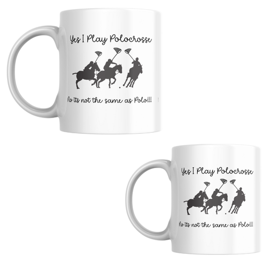 'Yes I Play Polocrosse' Mug