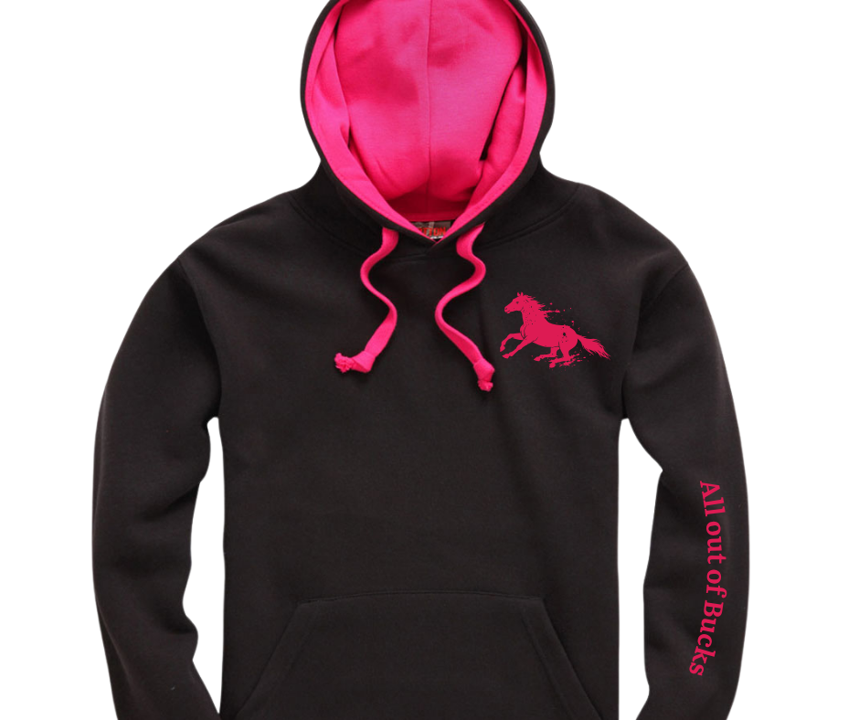 'All Out Of Bucks' Contrast Hoodie