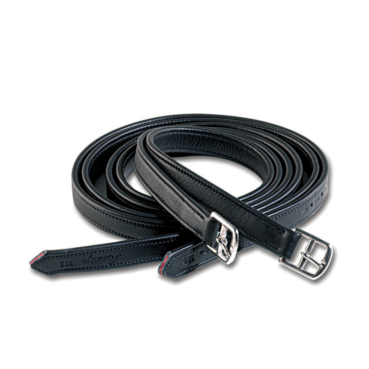 STIRRUP LEATHER C/SKIN  ** DISC **- Black- 135