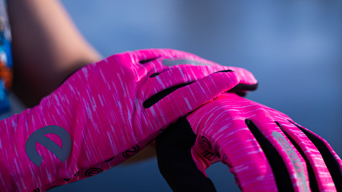 eGLOVE Run Gloves – Pink | Touchscreen Running Gloves