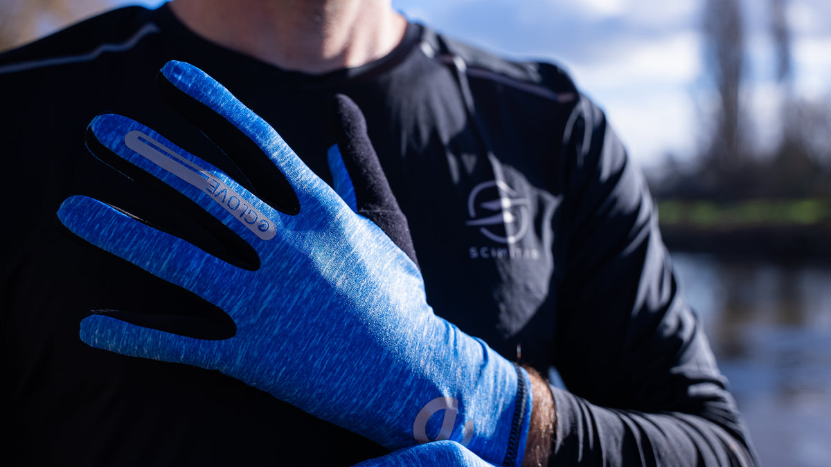 eGLOVE Run Gloves – Blue | Touchscreen Running Gloves