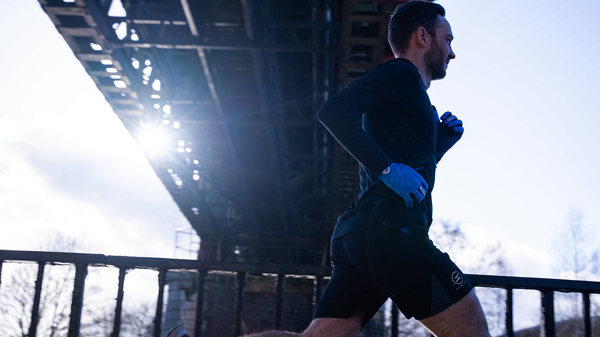 eGLOVE Run Gloves – Blue | Touchscreen Running Gloves