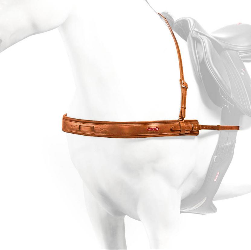 STRAIGHT BREASTPLATE- Brown- Full