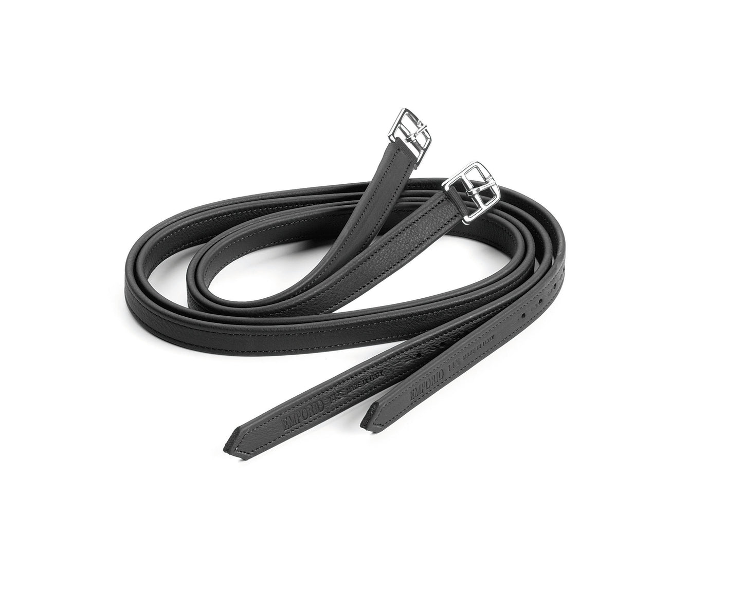 Emporio Stirrup Leather *disc*- Black- 160