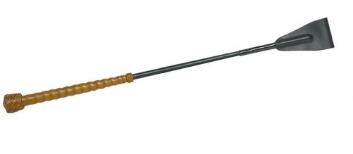 Bat - Nylon Weave - Leather Grip - Black Shaft - Brown - 45c
