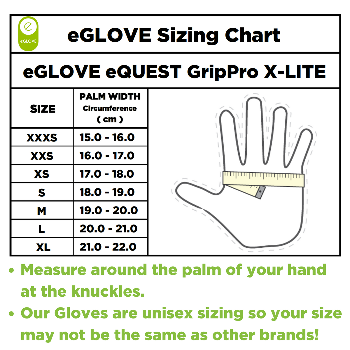 eQUEST GripPro X-LITE Riding Gloves - Lime Green Regular Cuff