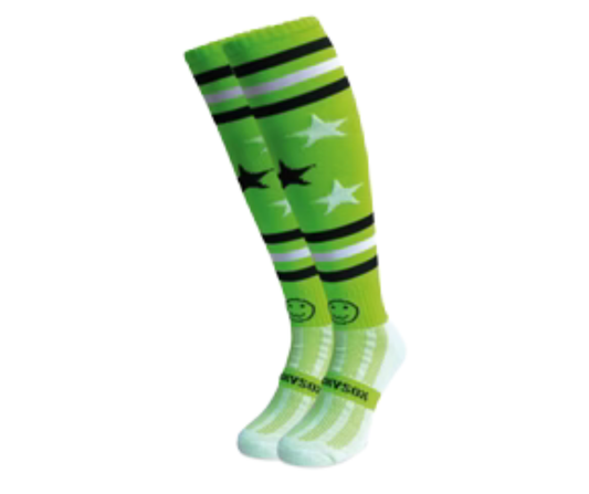 Feeling Down Saddle Up Lime Green Knee Length Socks