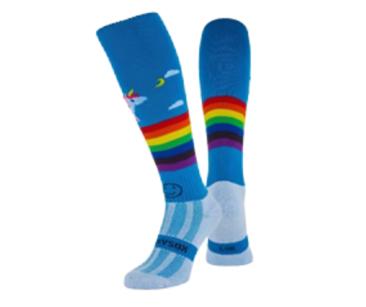 Rainbow Unicorn Knee Length Socks