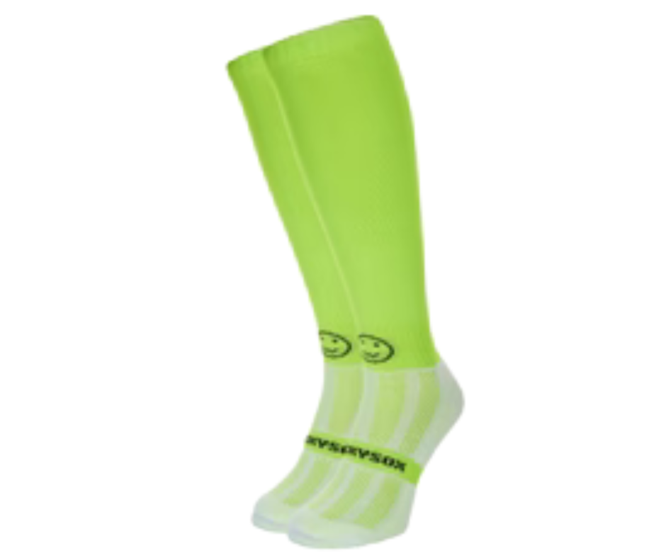 Bright Green Knee Length Socks