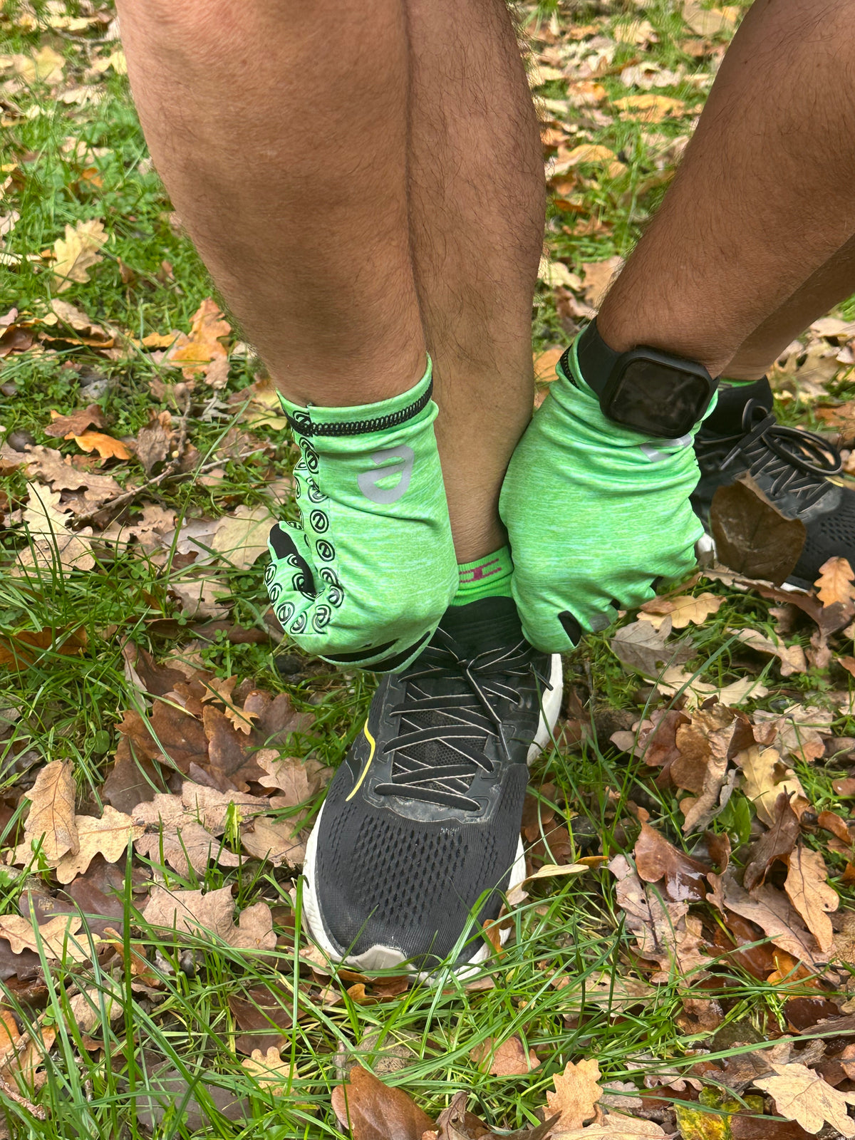 eGLOVE Run Gloves – Green | Touchscreen Running Gloves