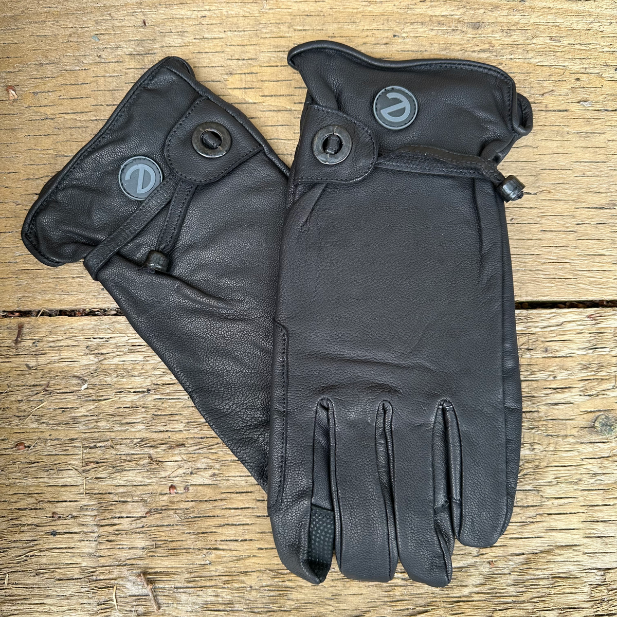 eQUEST GripPro Western Leather Riding Gloves – Black | Unlined | Touchscreen