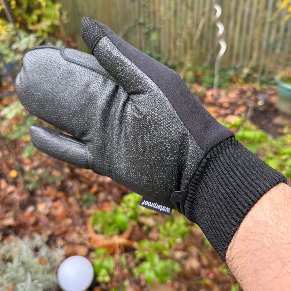 eQUEST Waterproof Mitt – Black | Maximum Coverage for Wet & Cold Days