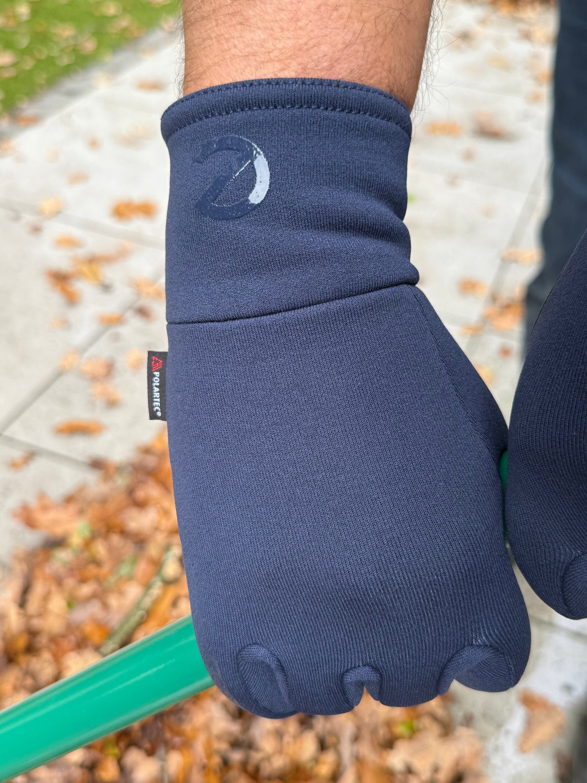 eQUEST Winter Elite Polartec Riding Gloves – Blue | Warm, Breathable & Touchscreen