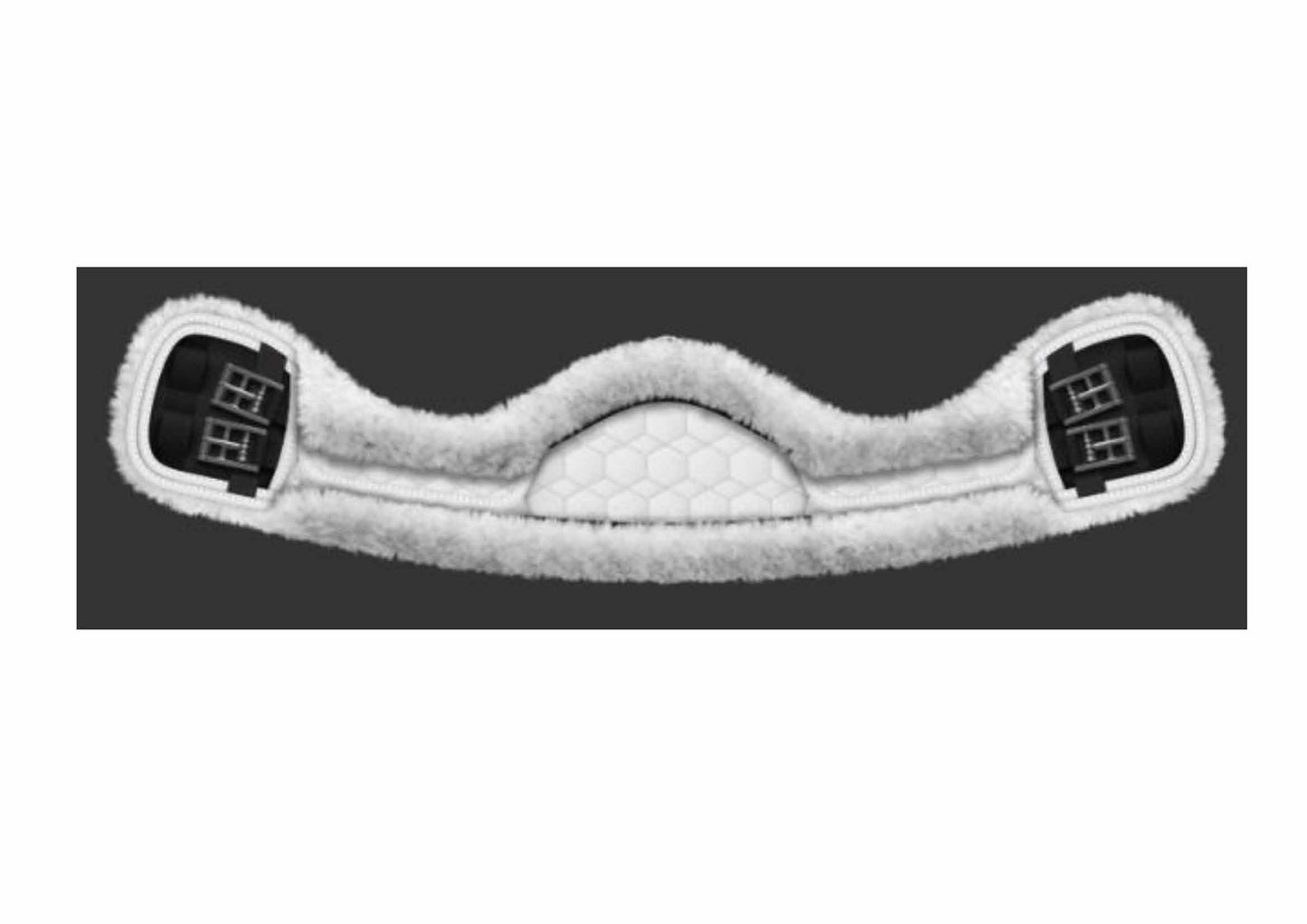 CRESCENT SHORT GIRTH COMPLETE 75CM - 02 (Black) - 22 Black